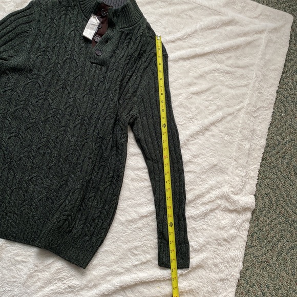 NWT Men’s Tasso Elba Hunter Green‎ Sweater. Size XXL. - Picture 7 of 11